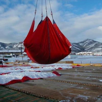 Ice Tarpaulin Canvas Construction Heavy Duty PVC Removal Snow Lifting Tarp