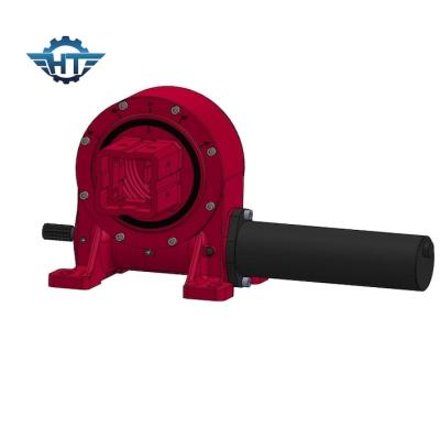 VE Vertical C5 Coating Solar Slew Drive With Double Enveloping Worm For PV Trackers