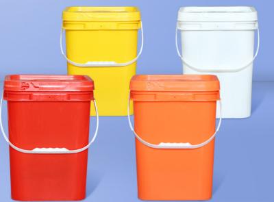 Handle Included White Square Plastic Vessel for Enhanced Functionality