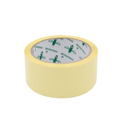 Anti Corrosion Bright Yellow Duct Tape High Tensile Strength