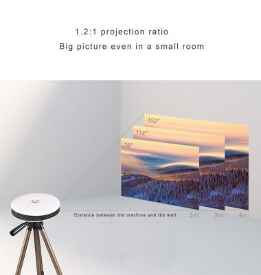 LED Home Cinema Theater Digital Movie Projectors 4k 3D DLP Office UFO Shaped