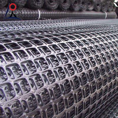 Polyester Biaxial Geogrid Road Construction Geogrid Fiber Mesh Geogrid