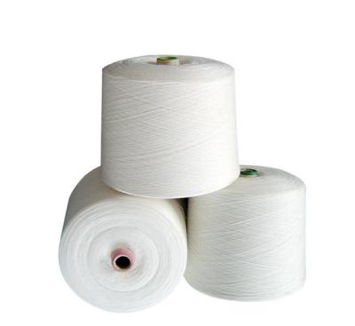40 / 2  Raw White 100% Polyester Spun Yarn On Paper Cone For Sewing Thread