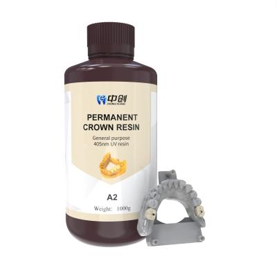 Long-Lasting Low Water Absorption Permanent Crown Resin for Porcelain-Filled Metal PFM Crowns
