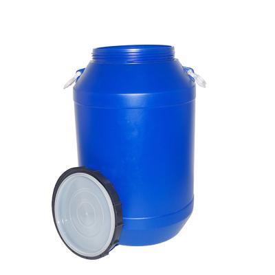 50Litre Blue Hdpe Plastic Drumsbarrel Thickened 50kg Chemical Coating Plastic Bucket With Lid