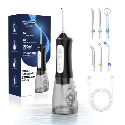 Wholesale Customized 300ml Dental Irrigator Dental Manufacturer Dental Floss Puncher Rechargeable Waterproof Smart Water Flosser