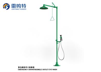 Combined 150cm Laboratory Accessories Emergency Shower With Eyewash Station
