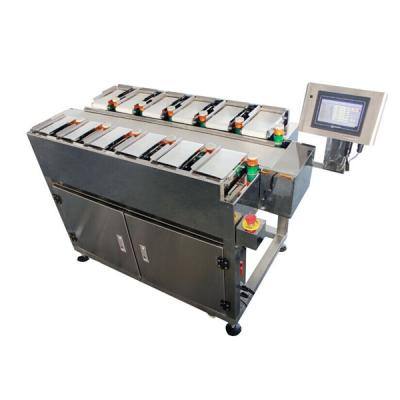 40WPM 12 Head Belt Frozen Fishes Multihead Weigher